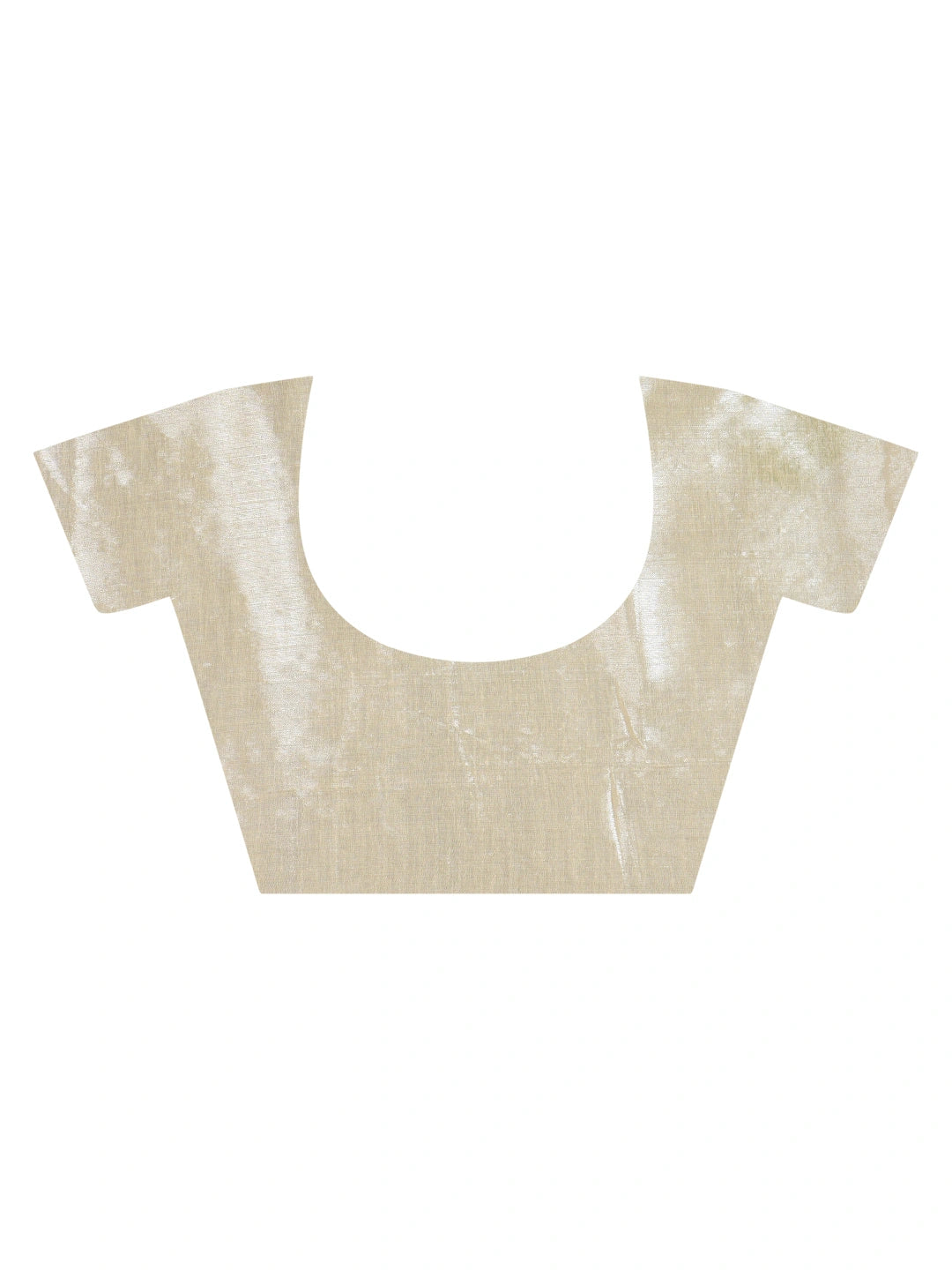 Creamy Glow | Ivory Handloom Tissue Saree