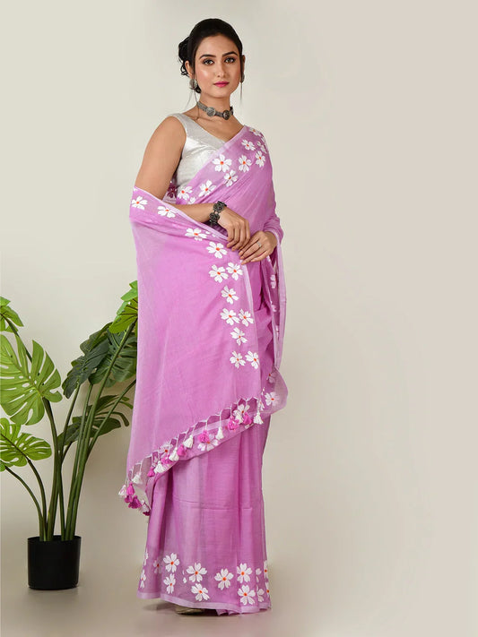 Gulbahar Handcrafted Saree from AAKARSAREE