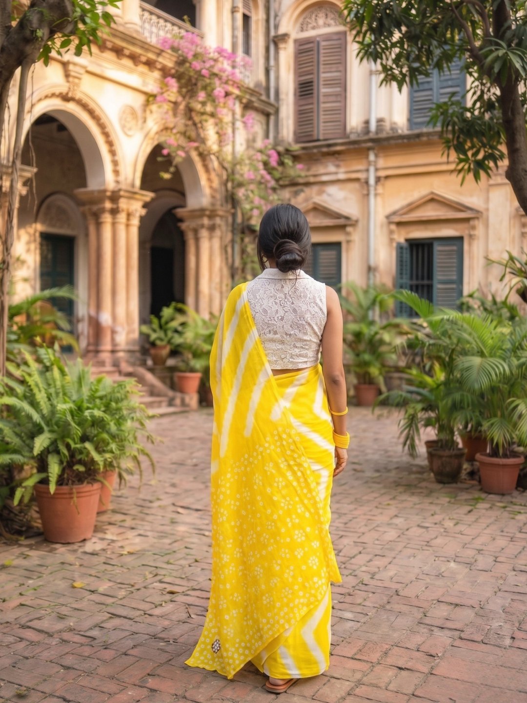 Haldi Suryaanshi | Yellow Handloom Cotton Saree