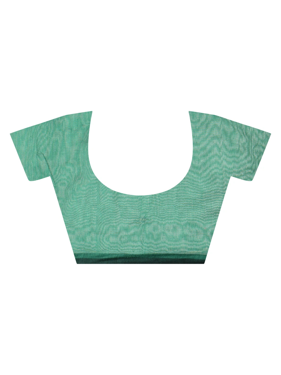 Mint Whisper | Turquoise Green Handloom Linen Saree