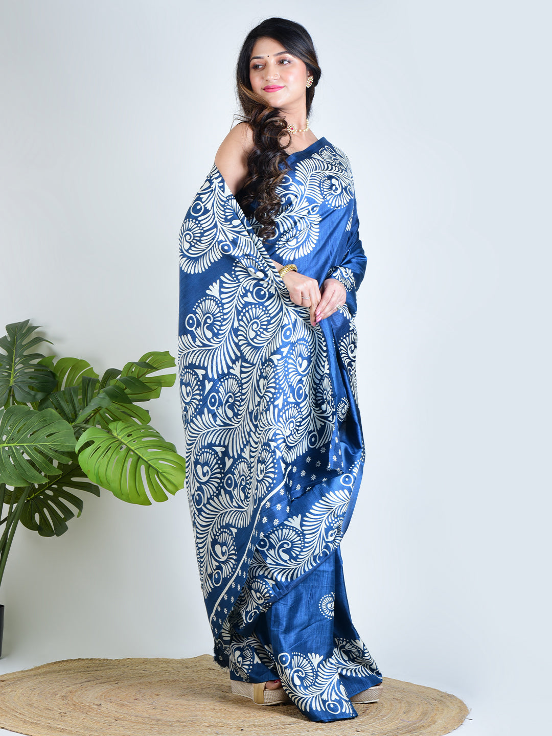 Blue Mirage | Blue Silk Saree