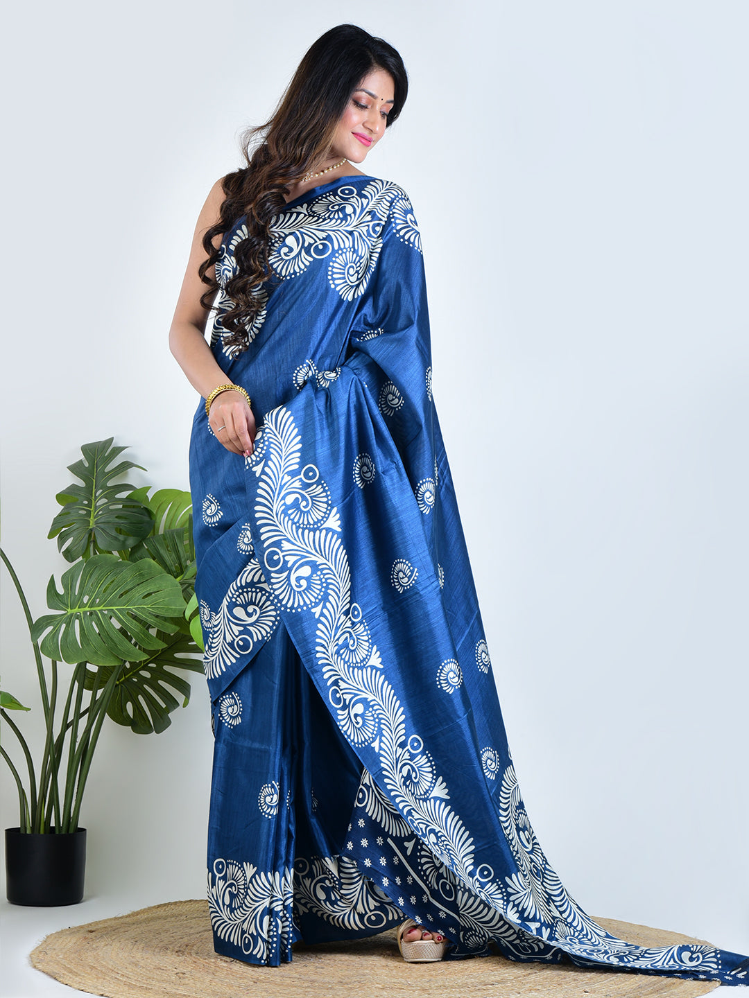 Blue Mirage | Blue Silk Saree