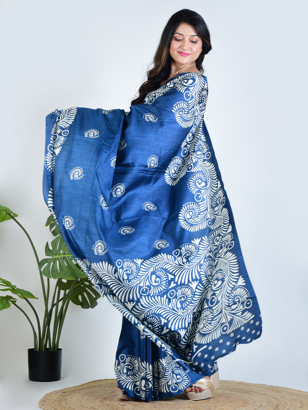 Blue Mirage | Blue Silk Saree