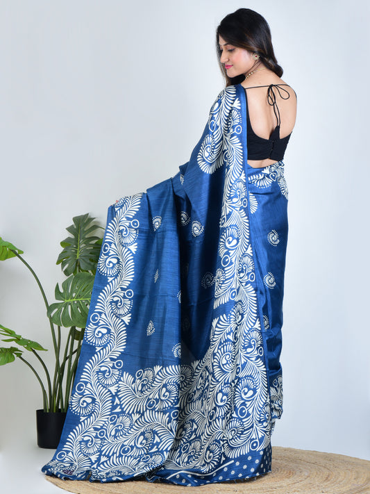 Blue Mirage | Blue Silk Saree