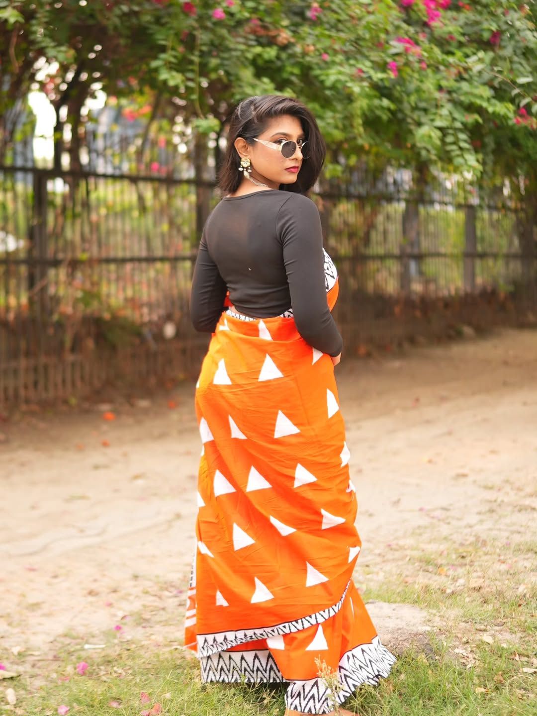 Laal Kiran| Red Handloom Cotton Saree